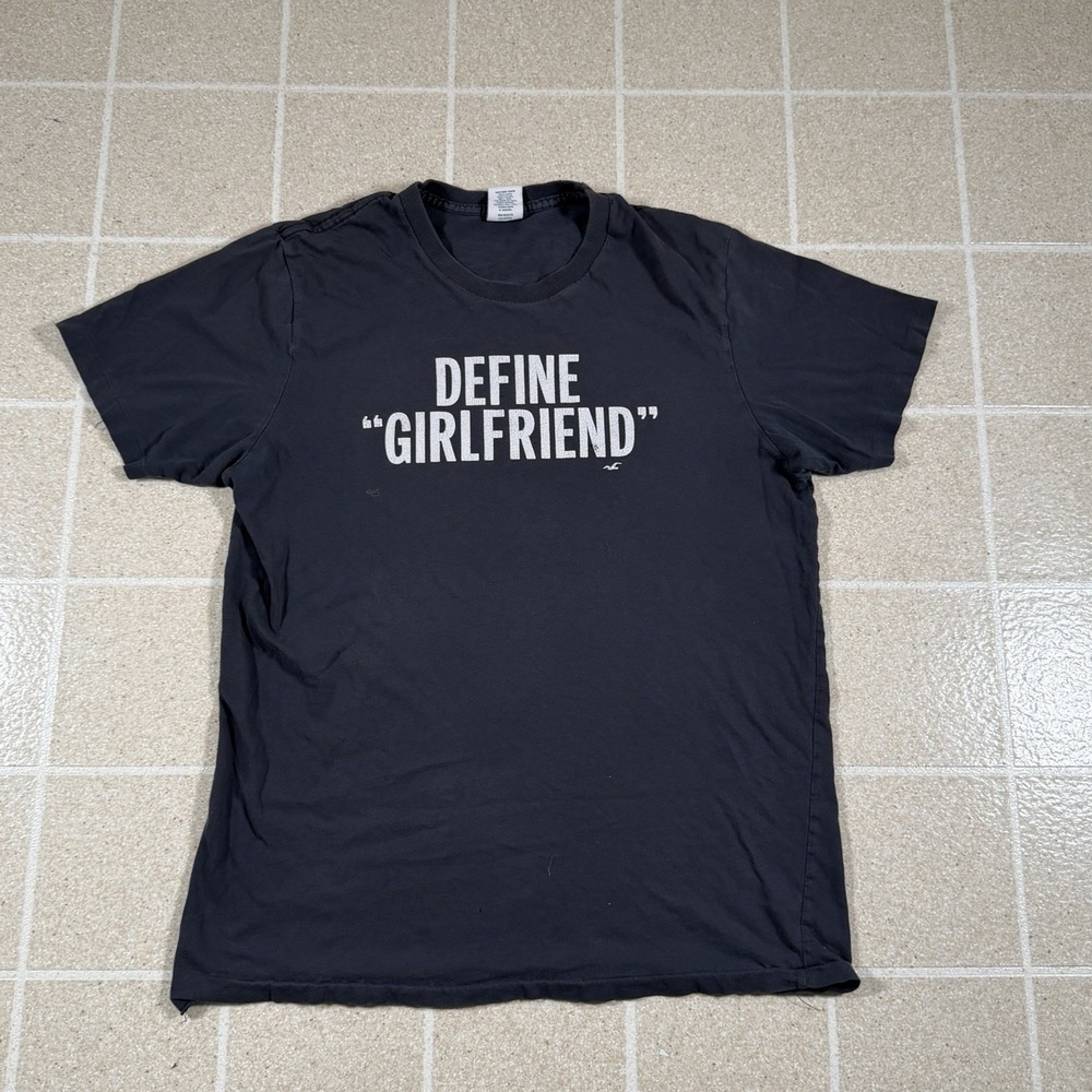 Vintage Y2K Hollister Muscle Shirt Size XL Define Girlfriend 1990's T-Shirt
